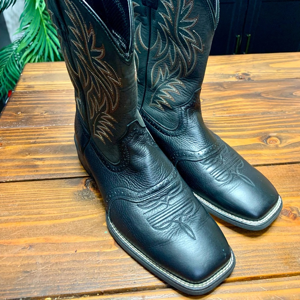 ‼️SOLD‼️ Ariat Sport Wide Square Toe Western Boot
